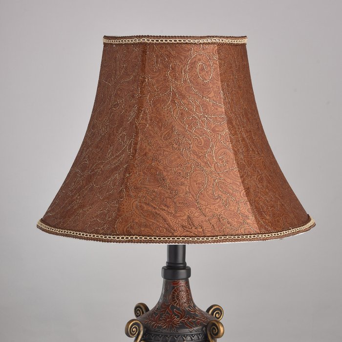 Настольная лампа Версаче с оранжевым плафоном - лучшие Настольные лампы в INMYROOM