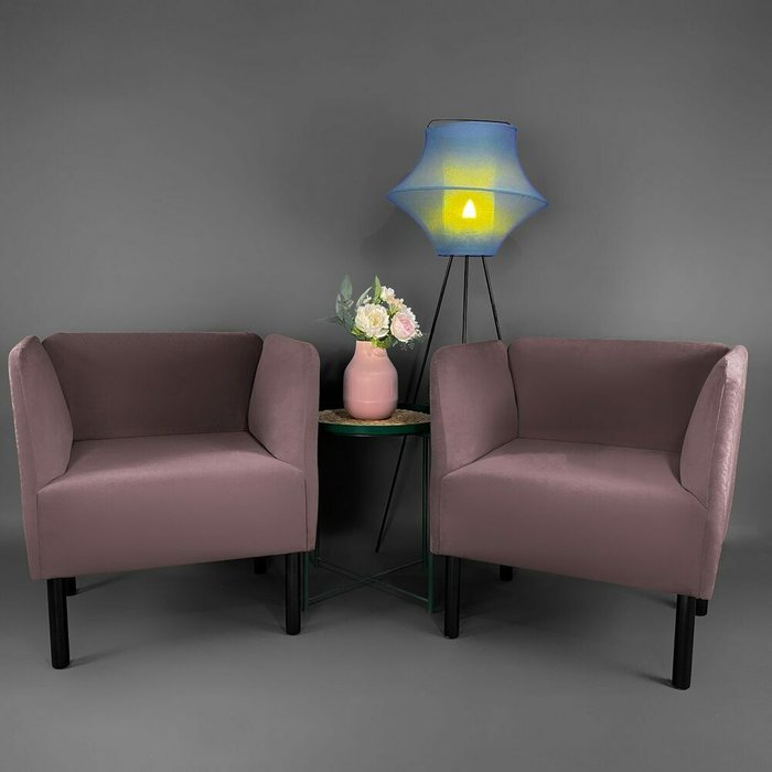 Кресло Монреаль пыльно-розового цвета - лучшие Интерьерные кресла в INMYROOM
