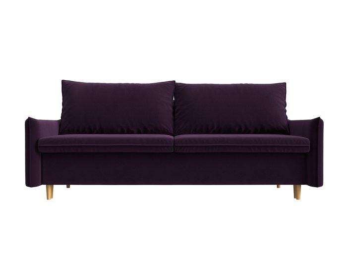 Прямой диван-кровать Хьюстон фиолетового цвета - купить Прямые диваны по цене 54999.0