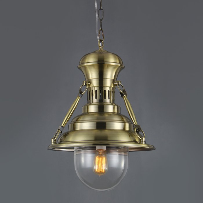 Подвесной светильник DeLight Collection из металла цвета античная латунь - купить Подвесные светильники по цене 43270.0