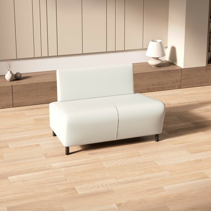 Диван Twin белого цвета (экокожа) - лучшие Прямые диваны в INMYROOM