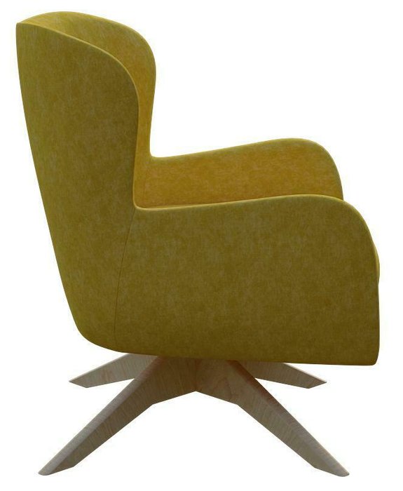 Кресло Фэй желтого цвета - лучшие Интерьерные кресла в INMYROOM