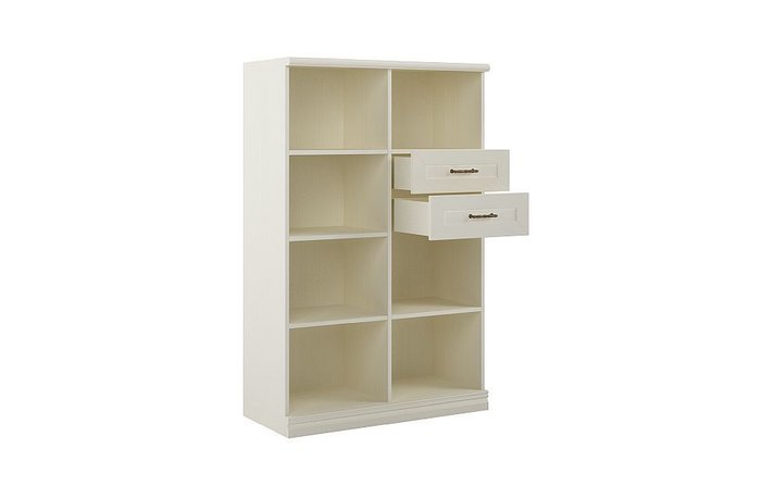 Шкаф Кантри светло-бежевого цвета - купить Книжные шкафы по цене 23529.0