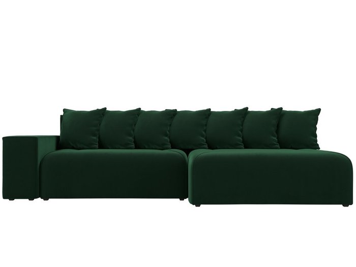 Угловой диван-кровать Кёльн зеленого цвета правый угол - купить Угловые диваны по цене 56999.0