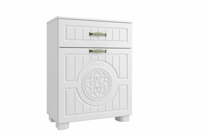 Комплект мебели для прихожей Монблан белого цвета - купить Гарнитуры для прихожей по цене 21700.0