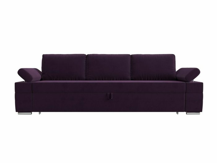 Прямой диван-кровать Канкун темно-фиолетового цвета - купить Прямые диваны по цене 62999.0