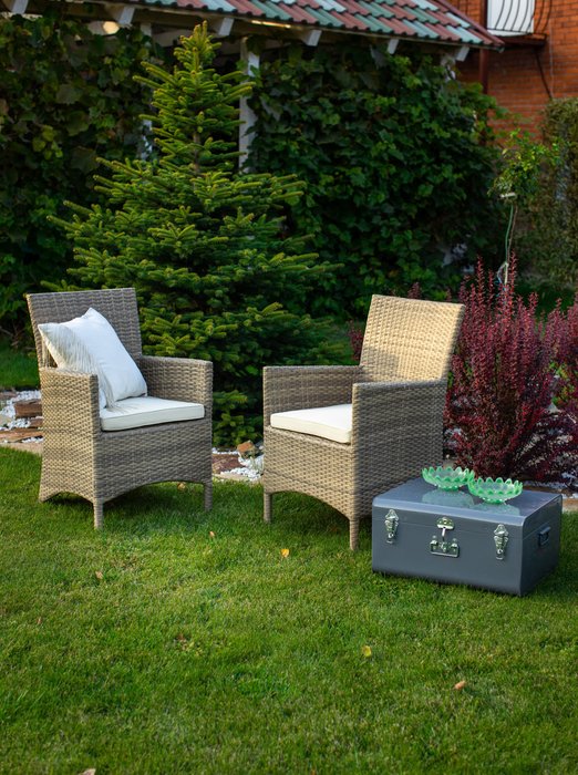 Кресло садовое Garda цвета мокко - купить Садовые кресла по цене 23200.0