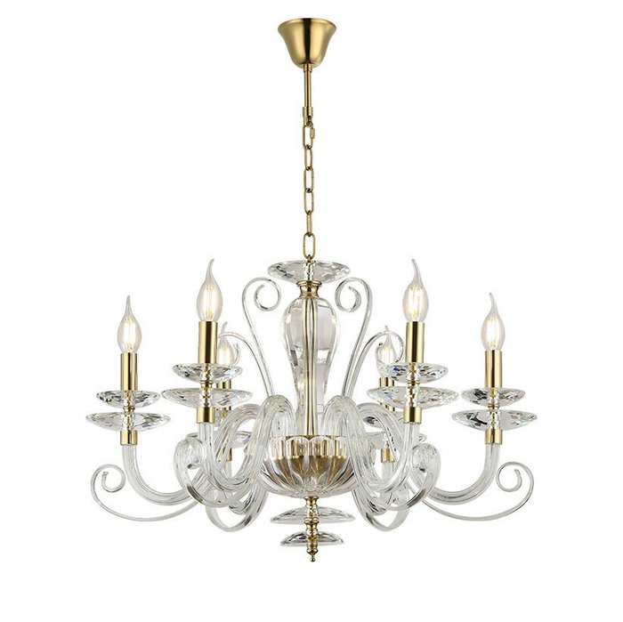 Люстра Newport 8570 Annabelle 8576/C gold polished Люстра Newport 8570 Annabelle 8576/C gold polished