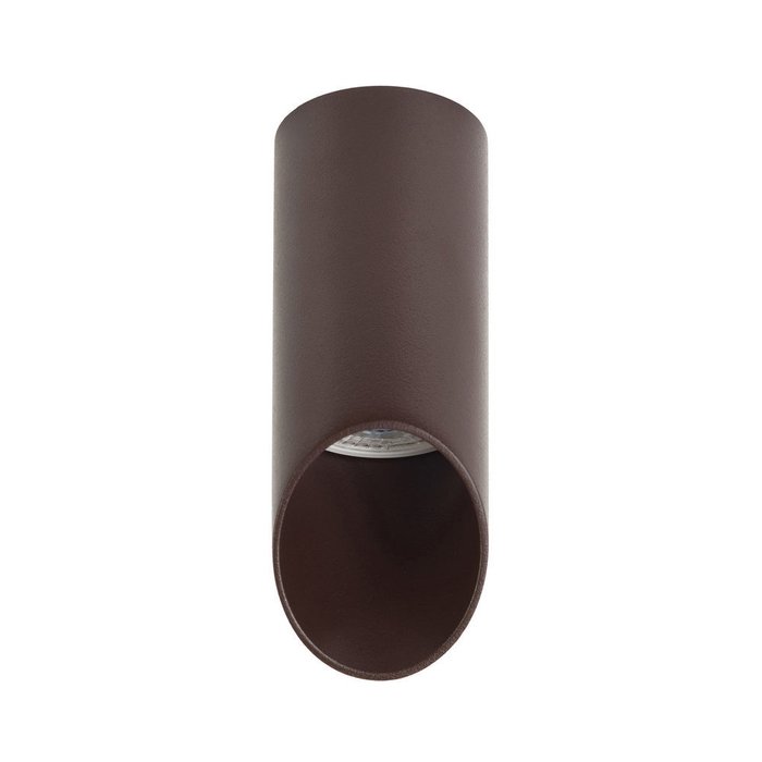 Точечный накладной светильник из металла темно-коричневого цвета - купить Накладные споты по цене 2833.0