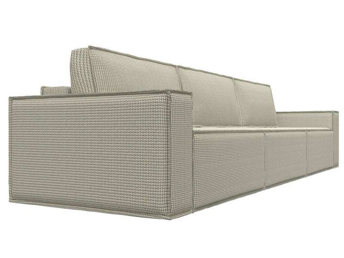 Прямой диван-кровать Куба лонг серо-бежевого цвета - лучшие Прямые диваны в INMYROOM