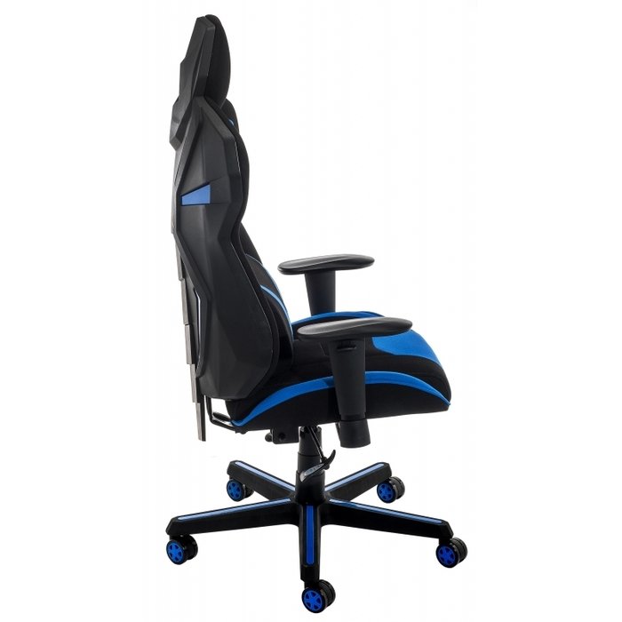 Офисное кресло Record сине-черного цвета - лучшие Офисные кресла в INMYROOM