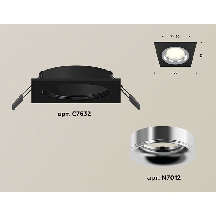 Светильник точечный Ambrella Techno Spot XC7632003 - купить Встраиваемые споты по цене 1561.0