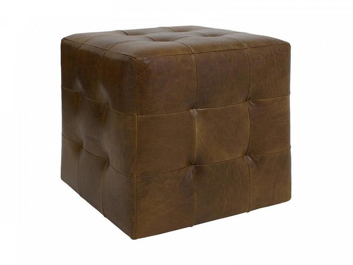 Пуф Brick Max с обивкой из натуральной кожи Пуф Brick Max с обивкой из натуральной кожи