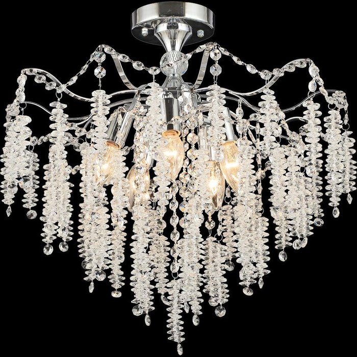 Хрустальная люстра 08720-0.3-05 CH (хрусталь, цвет прозрачный)