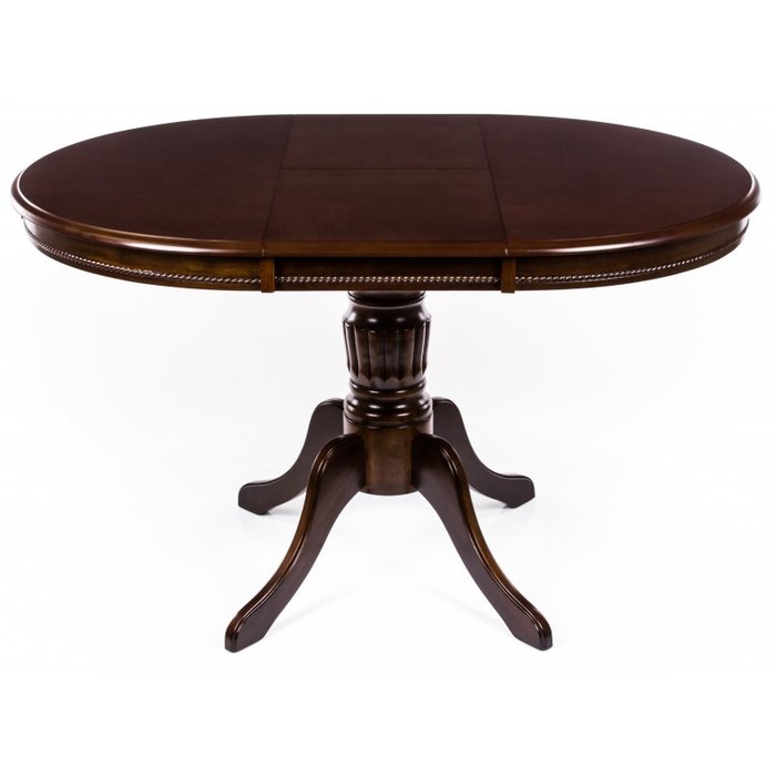 Раздвижной обеденный стол Лилия коричневого цвета - купить Обеденные столы по цене 30760.0