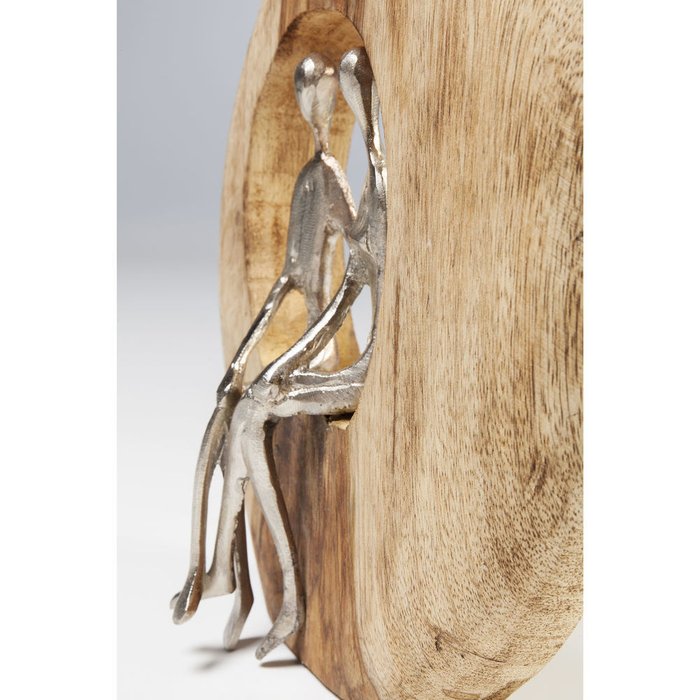 Фигура декоративная Couble In Log из дерева манго - лучшие Фигуры и статуэтки в INMYROOM