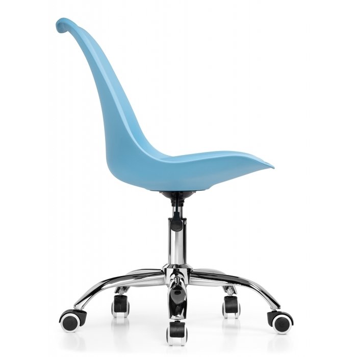 Стул офисный Kolin голубого цвета - лучшие Офисные кресла в INMYROOM