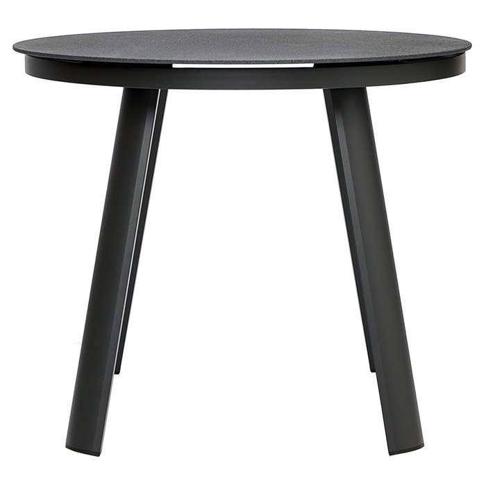 Обеденный стол Leif D90 темно-серого цвета - купить Обеденные столы по цене 28900.0