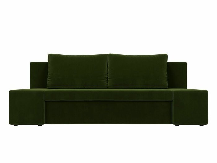 Прямой диван-кровать Сан Марко зеленого цвета - купить Прямые диваны по цене 22999.0