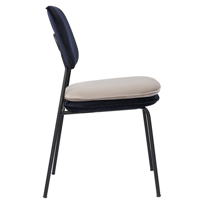 Обеденный стул Реа сине-бежевого цвета - купить Обеденные стулья по цене 11900.0