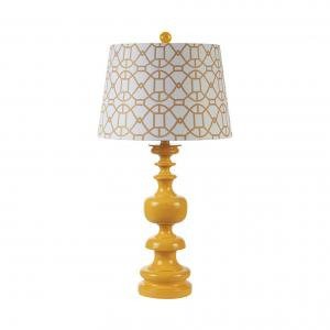 Светильник Resin table lamp with shade, yellow