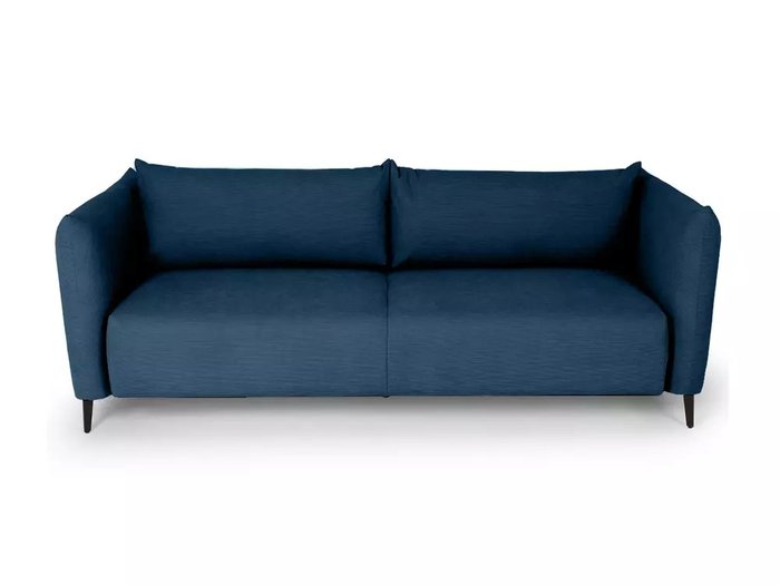 Диван-кровать Menfi темно-синего цвета с металлическими ножками - купить Прямые диваны по цене 111960.0