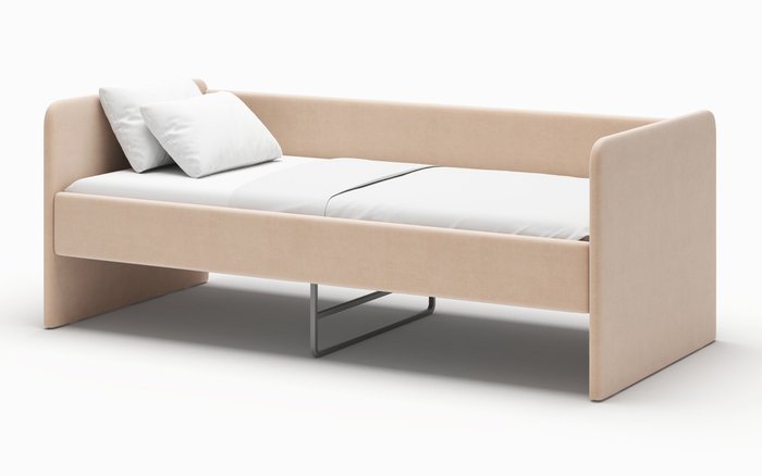 Кровать-диван Donny 2 70х160 цвета латте без подъемного механизма