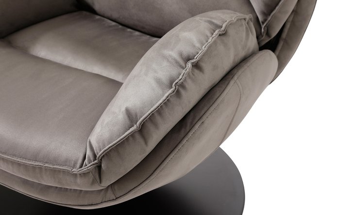 Кресло Bergen серо-коричневого цвета - лучшие Интерьерные кресла в INMYROOM