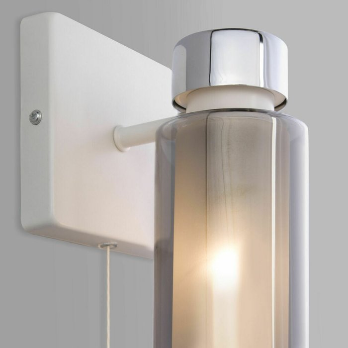 Настенный светильник Amado серо-белого цвета - лучшие Бра и настенные светильники в INMYROOM