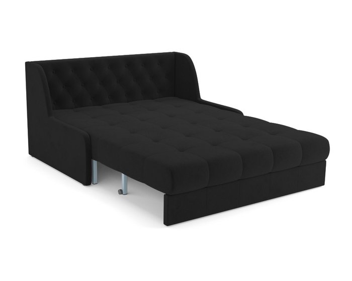 Диван-кровать Барон 6 черного цвета - купить Прямые диваны по цене 38990.0