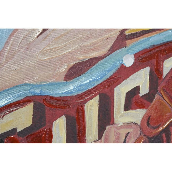 Картина Home ESPRIT Абстракция современный 100 x 3,5 x 100 cm (2 штук) - лучшие Картины в INMYROOM
