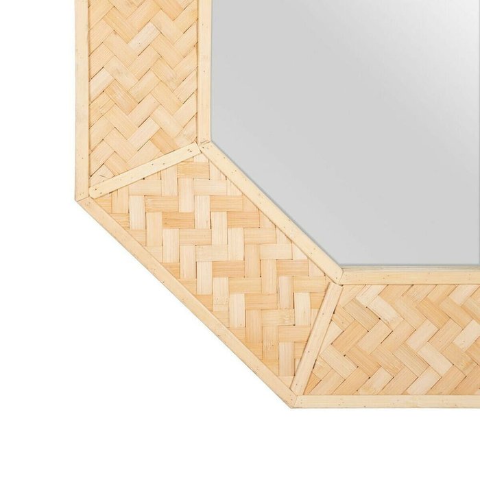 Настенное зеркало Натуральный 81 x 6,5 x 81 cm - лучшие Настенные зеркала в INMYROOM
