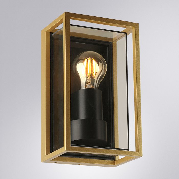 Уличный настенный светильник Arte Lamp MARFIK A2322AL-1GO - купить Настенные уличные светильники по цене 6890.0