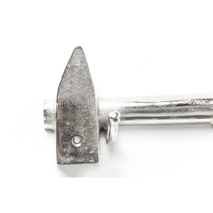 Вешалка настенная Hammer серебристого цвета - купить Настенные вешалки по цене 4460.0