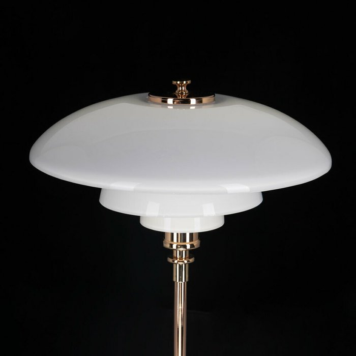 Настольная лампа Ракурс с белым плафоном  - лучшие Настольные лампы в INMYROOM