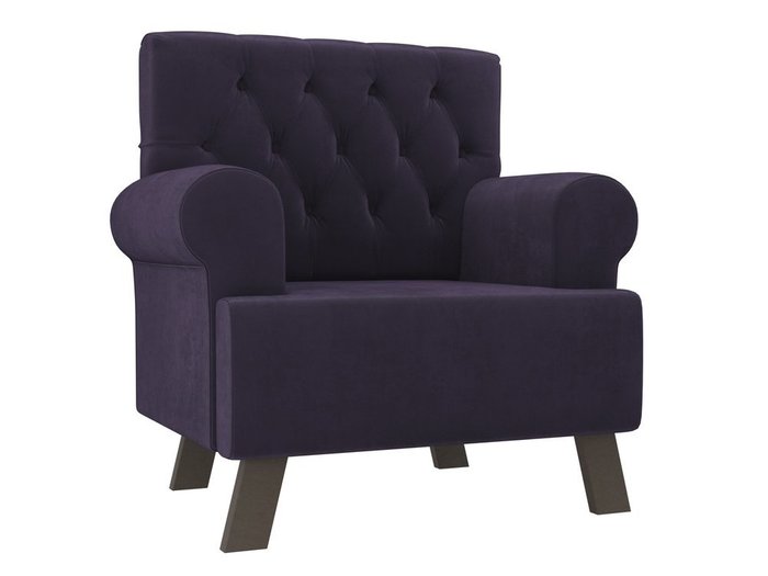 Кресло Хилтон темно-фиолетового цвета