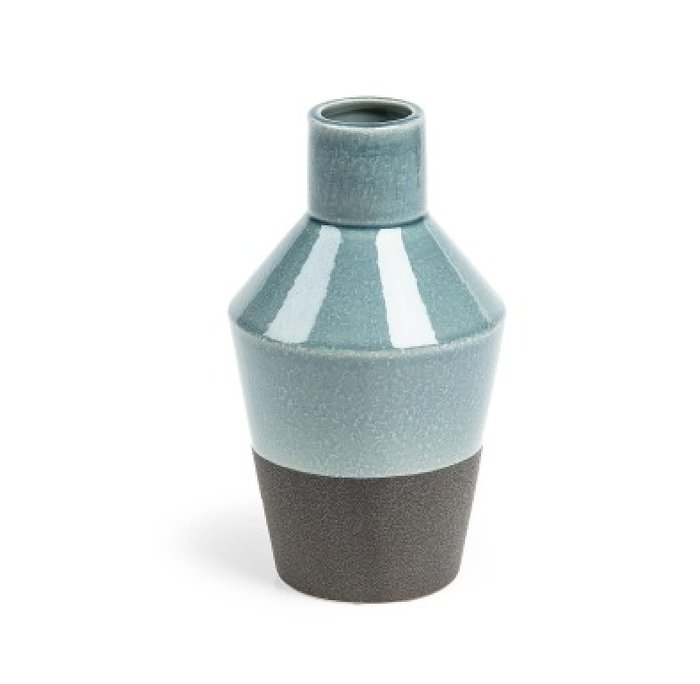 Керамическая ваза Cokkie голубого цвета
