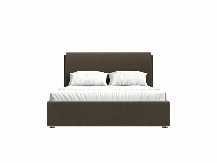 Кровать Принцесса 160х200 коричневого цвета с подъемным механизмом - купить Кровати для спальни по цене 84999.0