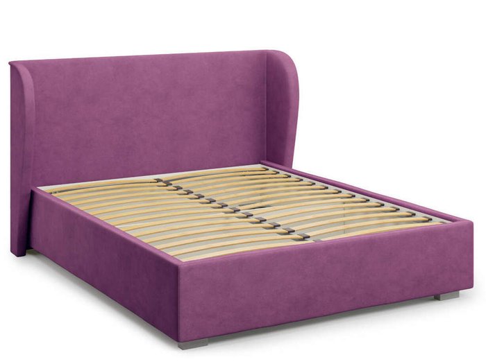 Кровать Tenno без подъемного механизма  160х200 фиолетового цвета  - лучшие Кровати для спальни в INMYROOM