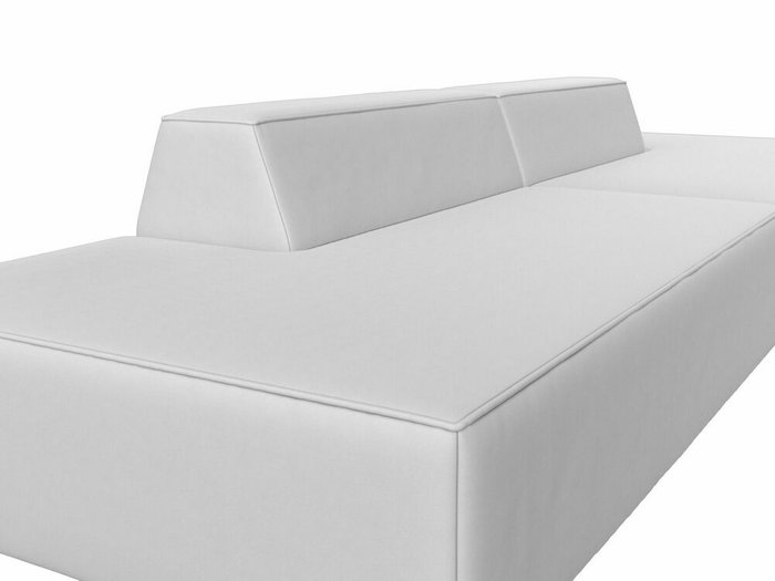Прямой модульный диван Монс Лофт белого цвета (экокожа) - лучшие Прямые диваны в INMYROOM