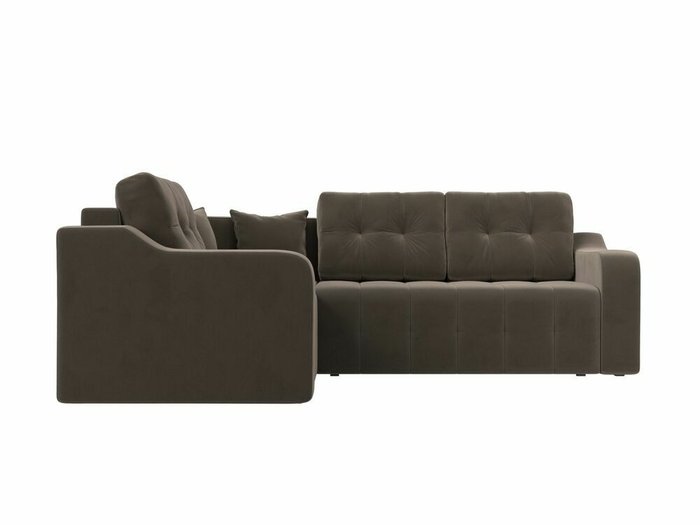 Угловой диван-кровать Кембридж светло-коричневого цвета левый угол - купить Угловые диваны по цене 61999.0