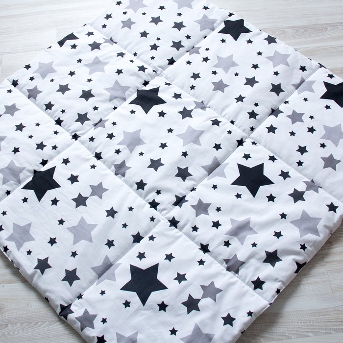 Стеганый игровой коврик Black Stars   - купить Ковры для детской по цене 2590.0