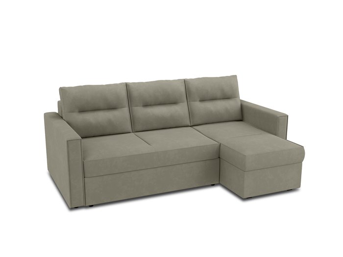Угловой диван-кровать Macao серо-бежевого цвета - купить Угловые диваны по цене 72100.0