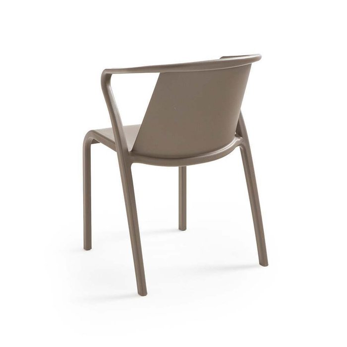 Комплект из двух стульев с подлокотниками Predsida серо-коричневого цвета - купить Обеденные стулья по цене 44720.0