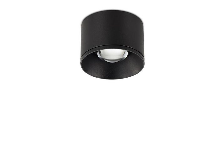 Накладной светодиодный светильник Shine черного цвета