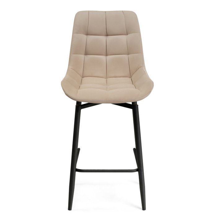 Стул полубарный Алст бежевого цвета - купить Барные стулья по цене 7890.0
