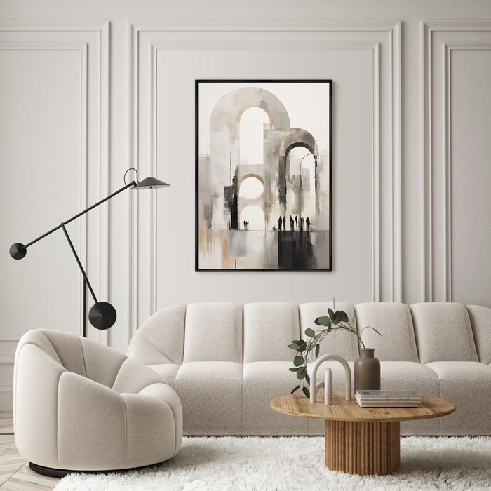 Репродукция картины Graceful arches, No 2, 2024г. - лучшие Картины в INMYROOM