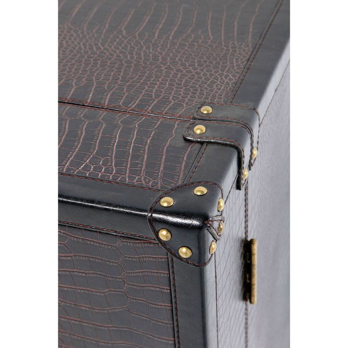 Шкаф-чемодан барный Colonial коричневого цвета - купить Винные шкафы по цене 243490.0