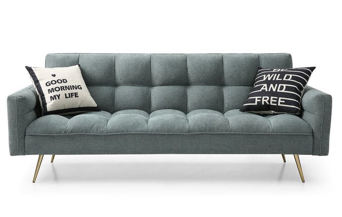 Диван-кровать Madrid зеленого цвета - купить Прямые диваны по цене 48465 Диван-кровать Madrid зеленого цвета - купить Прямые диваны по цене 48465