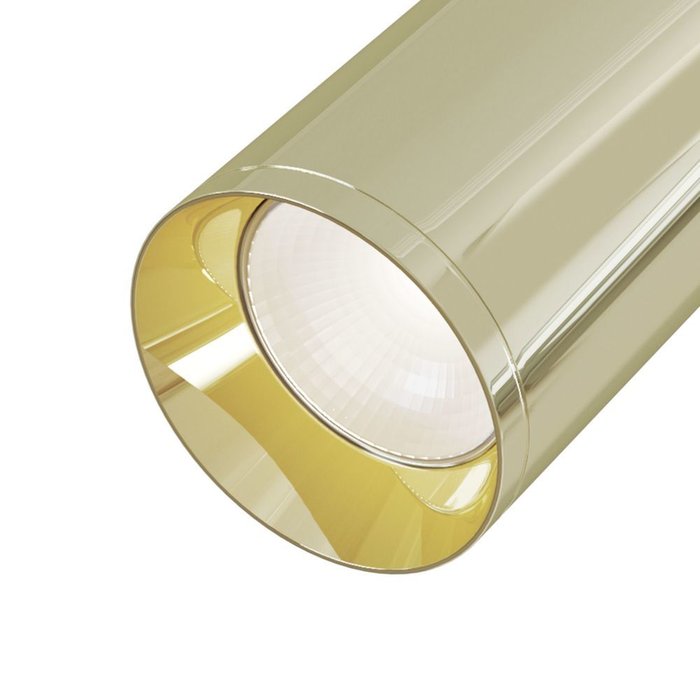 Потолочный светильник Focus золотого цвета - купить Накладные споты по цене 1500.0
